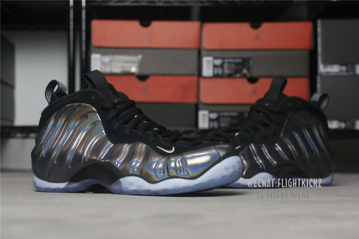 Air Foamposite One Hologram/Baron 2015