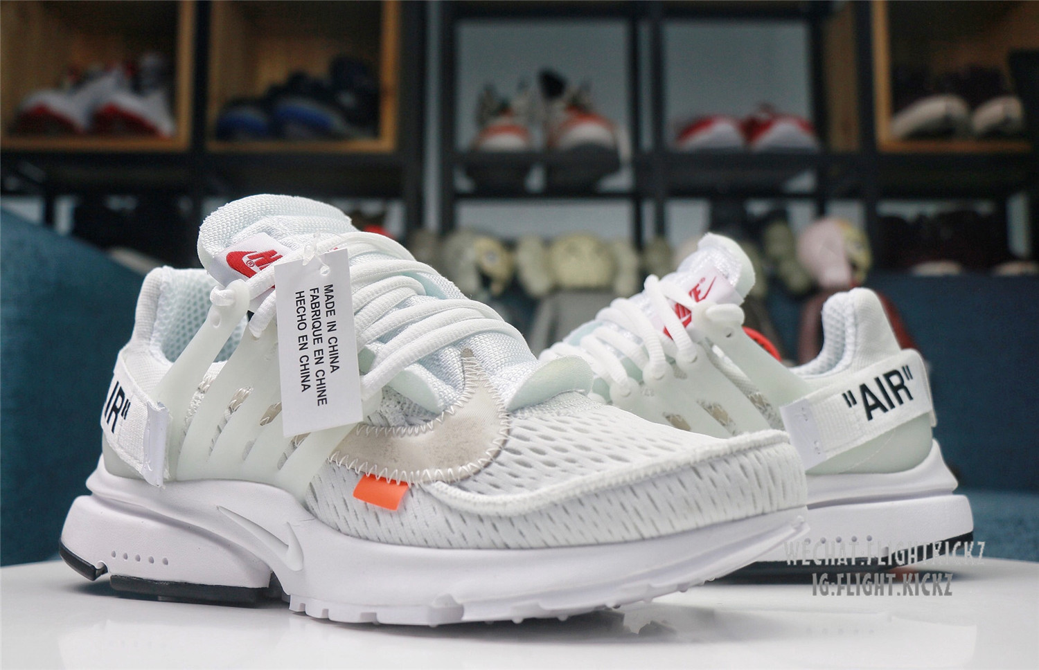 2018 Off White X Nike Presto Triple White