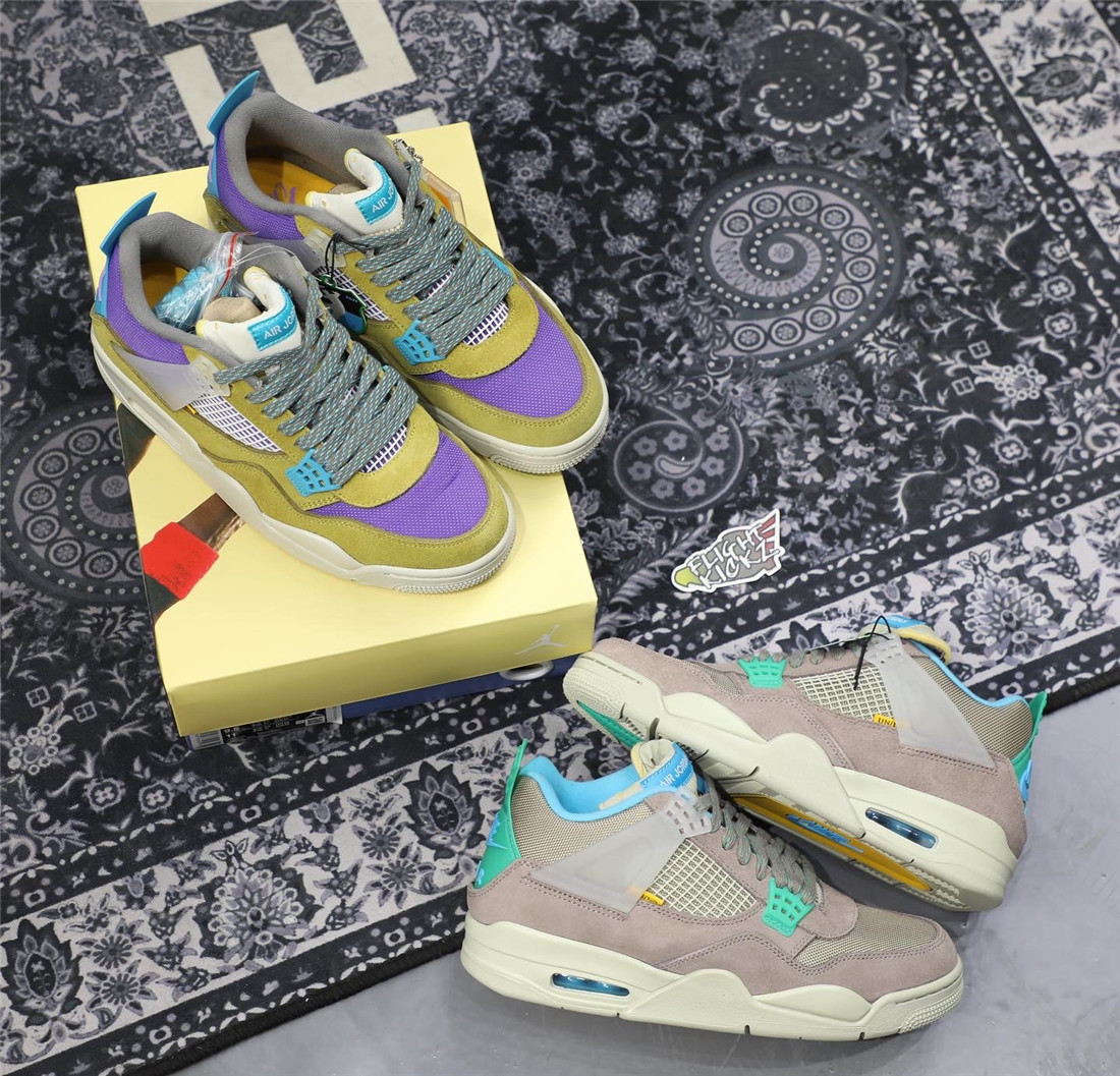 Union LA X Air Jordan 4 Retro Taupe Haze 2021 (LN5 A1 Batch)