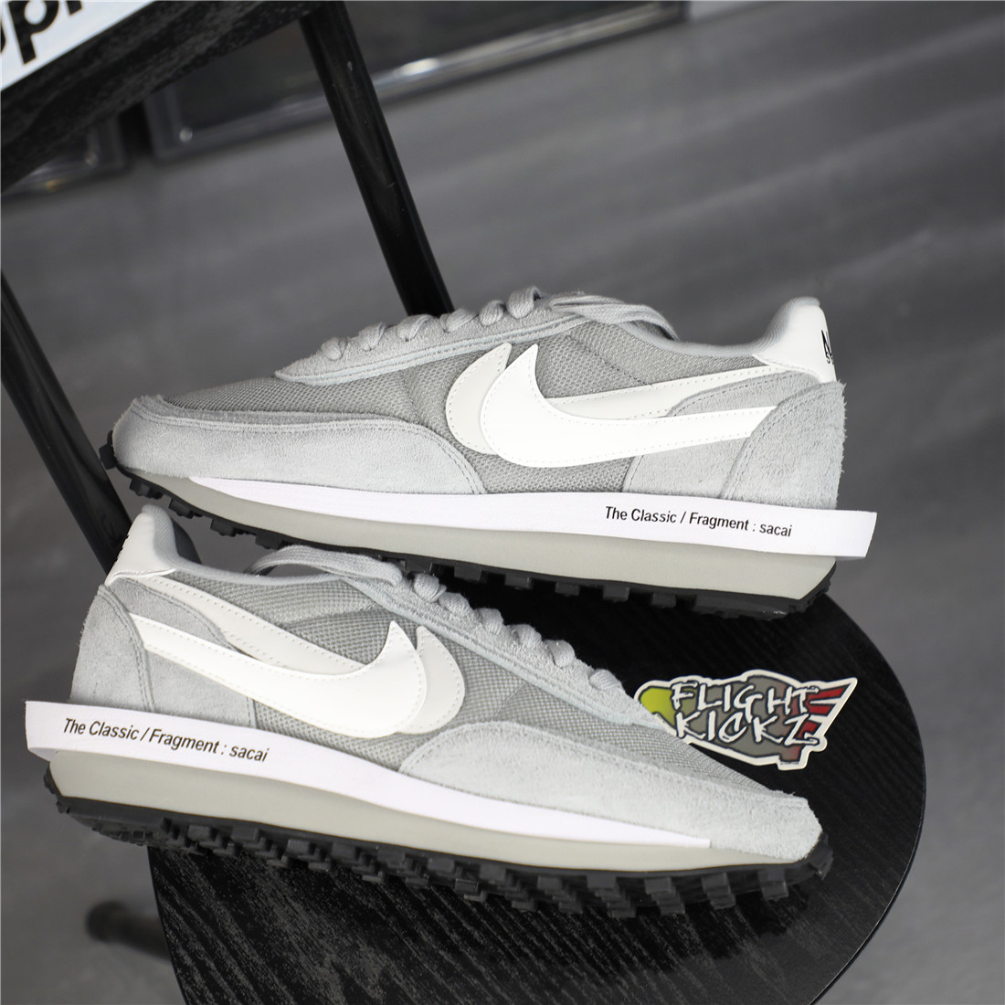 Fragment x Sacai x Nike LDWaffle Grey