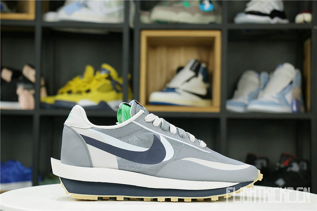 Nike LD Waffle sacai CLOT Kiss of Death 2 Cool Grey