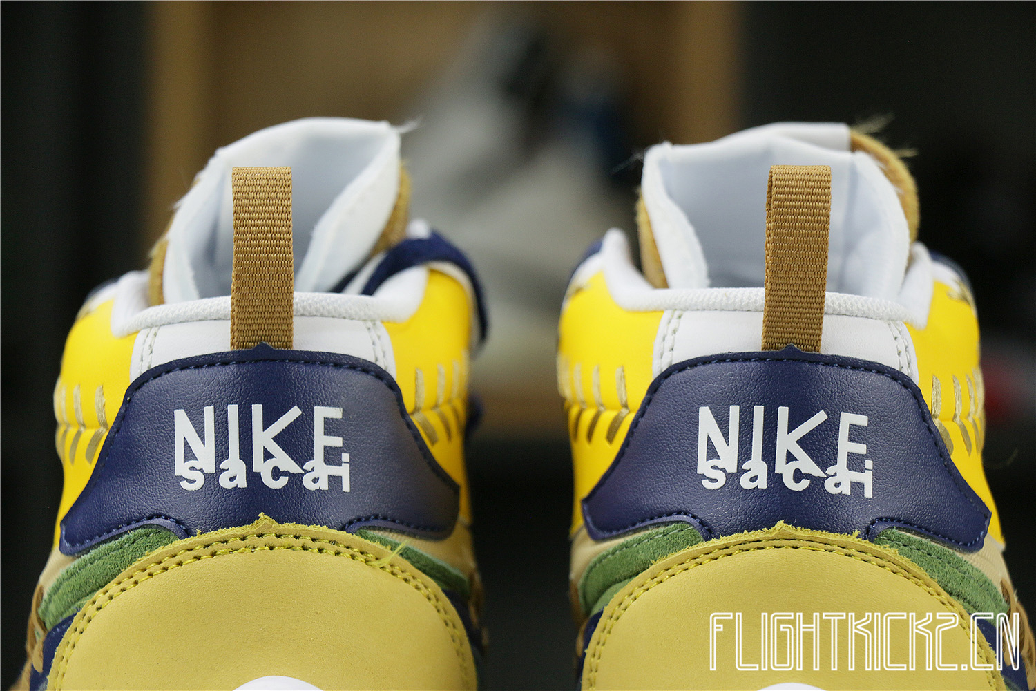 Nike Vaporwaffle sacai Jean Paul Gaultier Sesame Blue