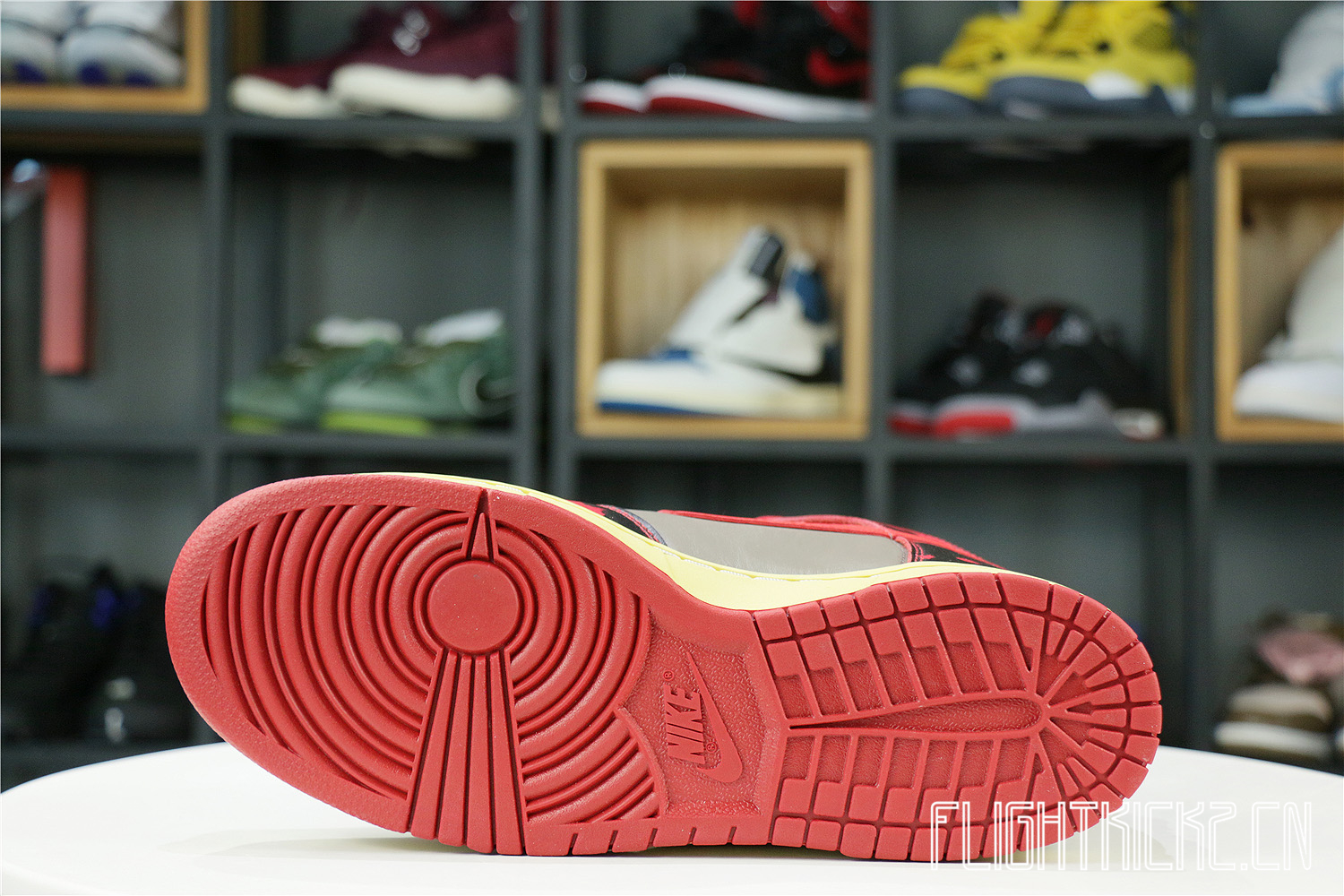 Nike Dunk High 1985 Red Acid Wash