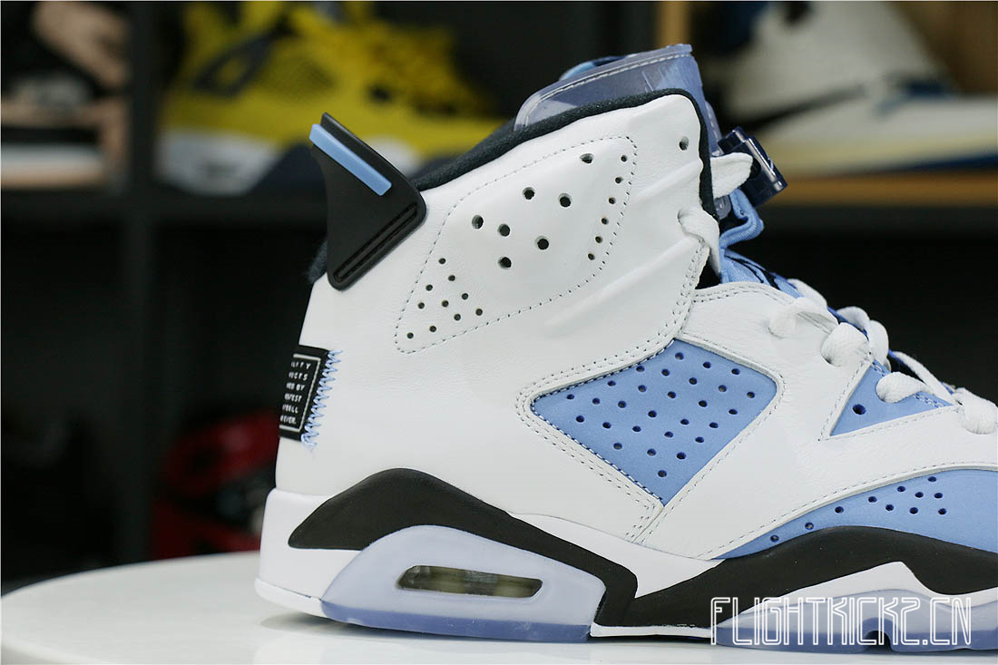 Air Jordan 6 UNC White