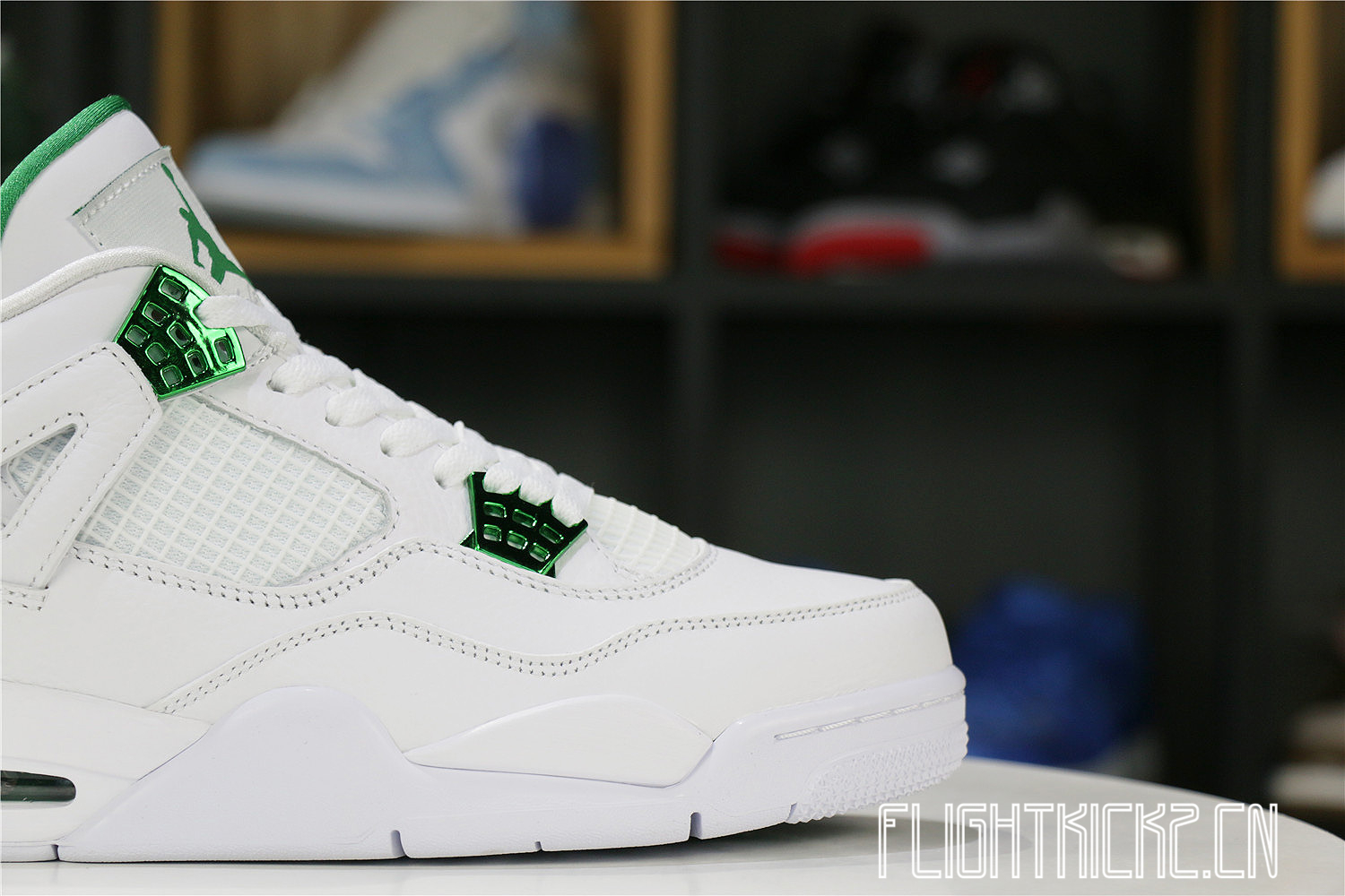 Air Jordan 4 Retro Green Metallic 2020(LN5 A1 Batch)