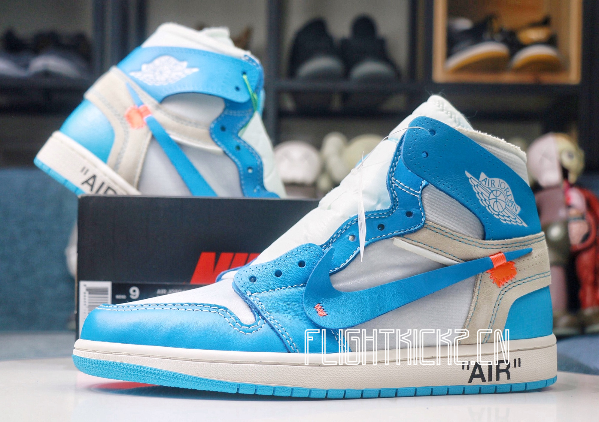 Off white X Air Jordan 1 UNC NRG 2018 (LN5 A1 Batch)
