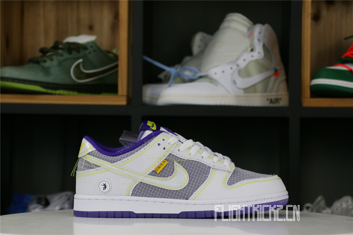 Nike Dunk Low Union Passport Pack Grey Purple