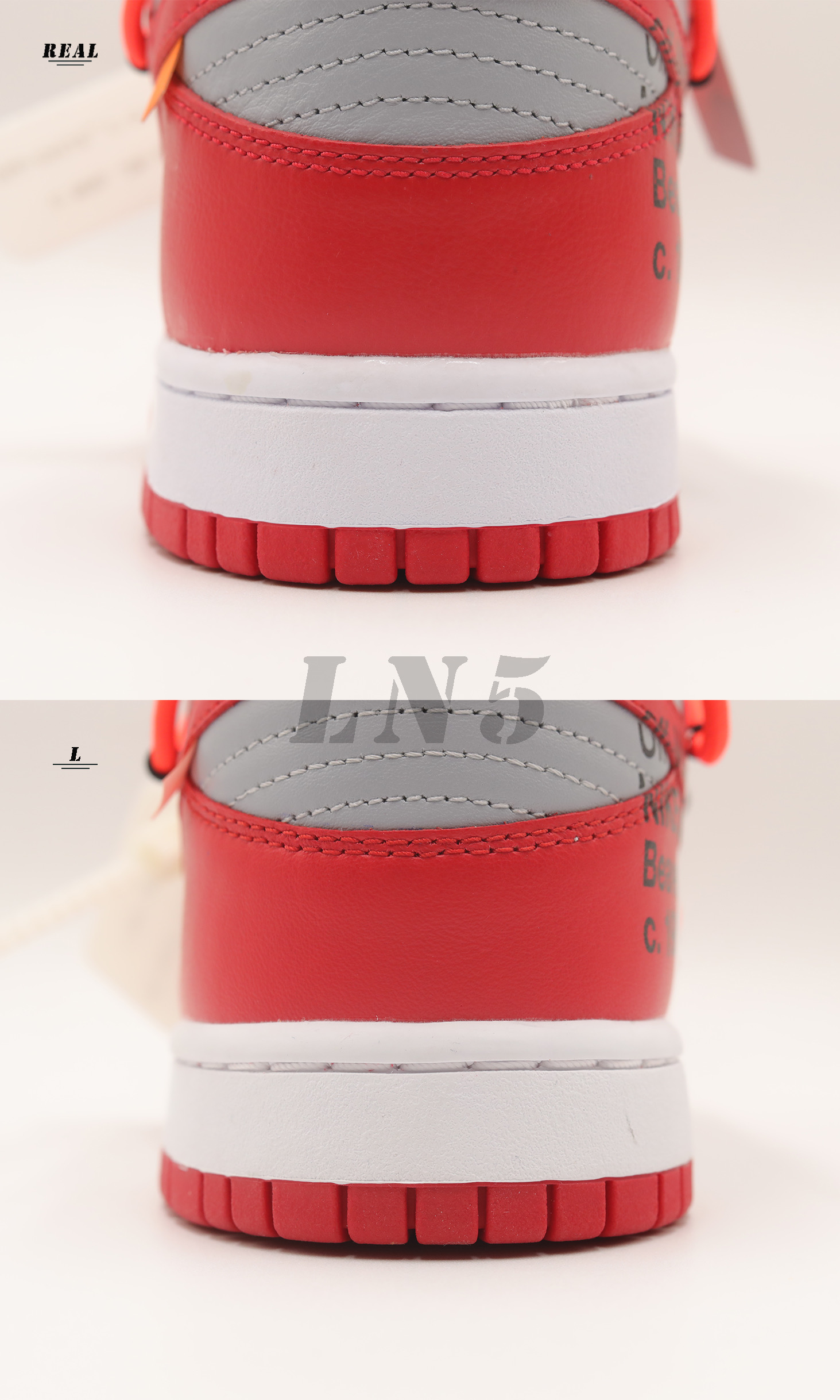 Off White X Nike SB Dunk University Red 2019(LN5 A1 Batch)