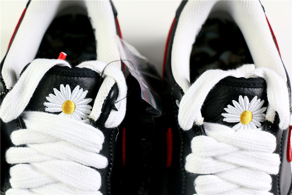 PEACEMINUSONE x Nike Air Force 1 Low Para-noise Black Red