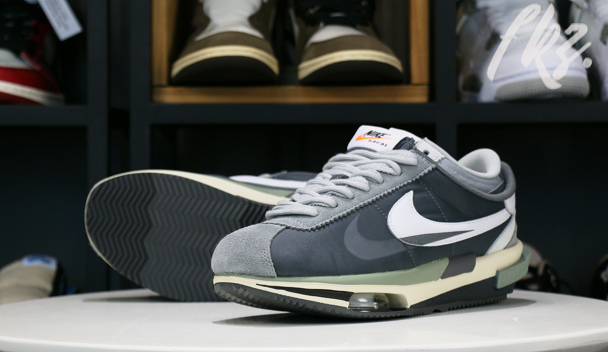 Sacai x Nike Cortez 4.0 White Gray 2022