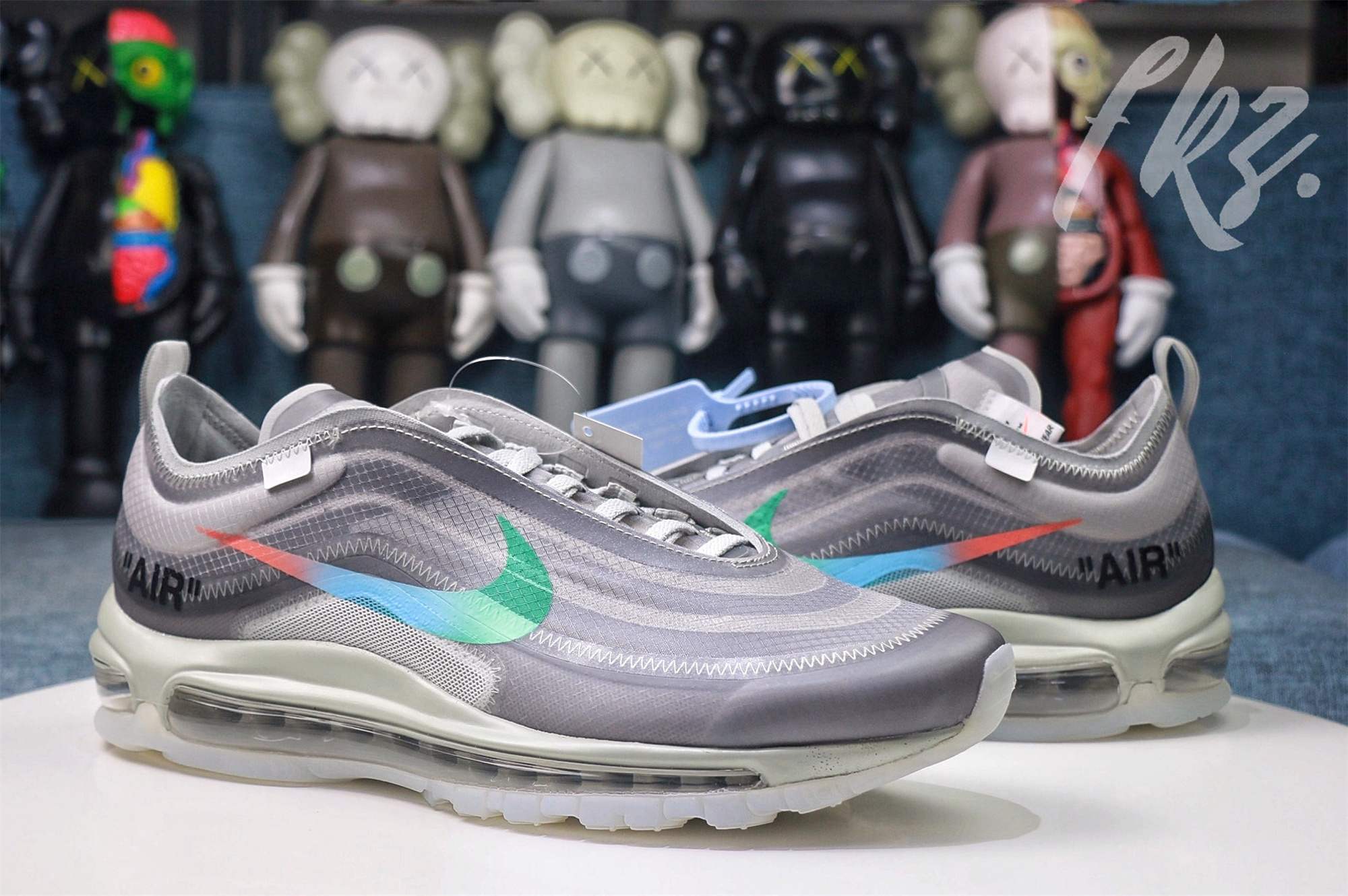 Off White X Air Max 97 Grey Menta
