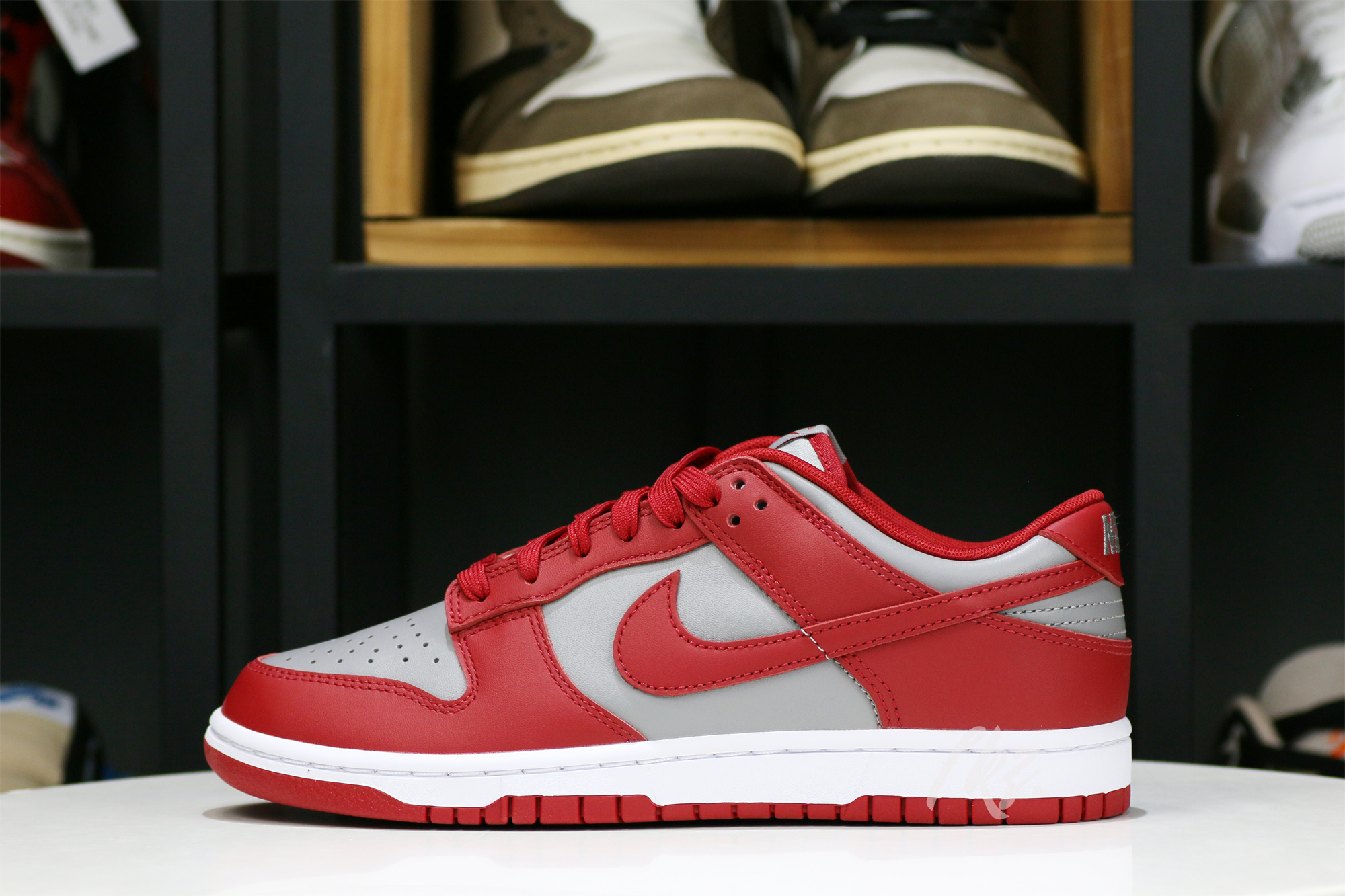 Nike Dunk Low Retro Medium Grey Varsity Red UNLV (2021)(LN5 A1 Batch)