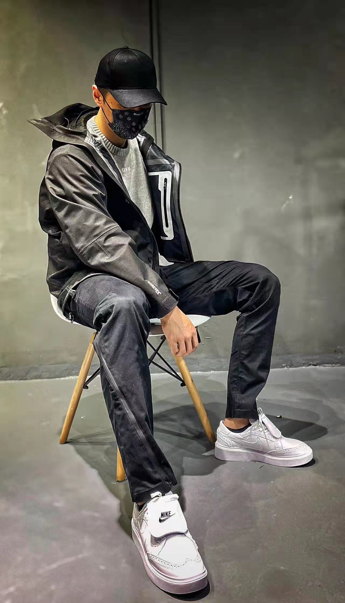 NK classic high-end ACG series all-weather pressed rubber functional two-in-one functional rash jacket