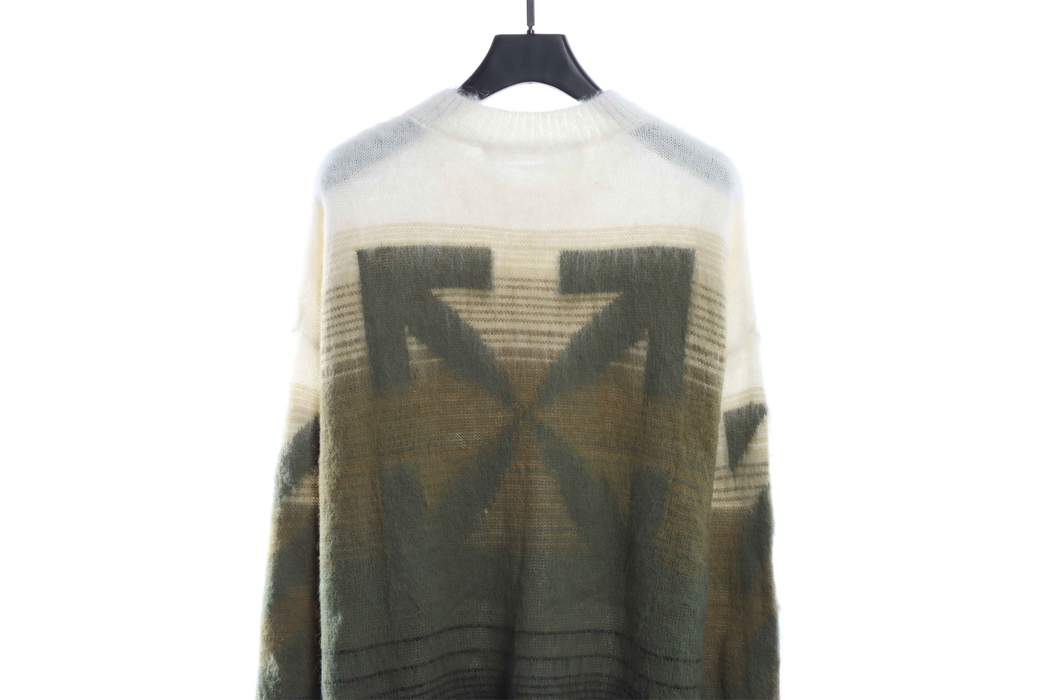 OFF WHITE Mohair Sweater Gradient