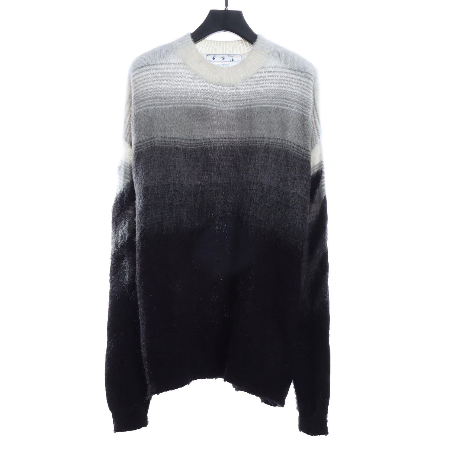 OFF WHITE Mohair Sweater Gradient