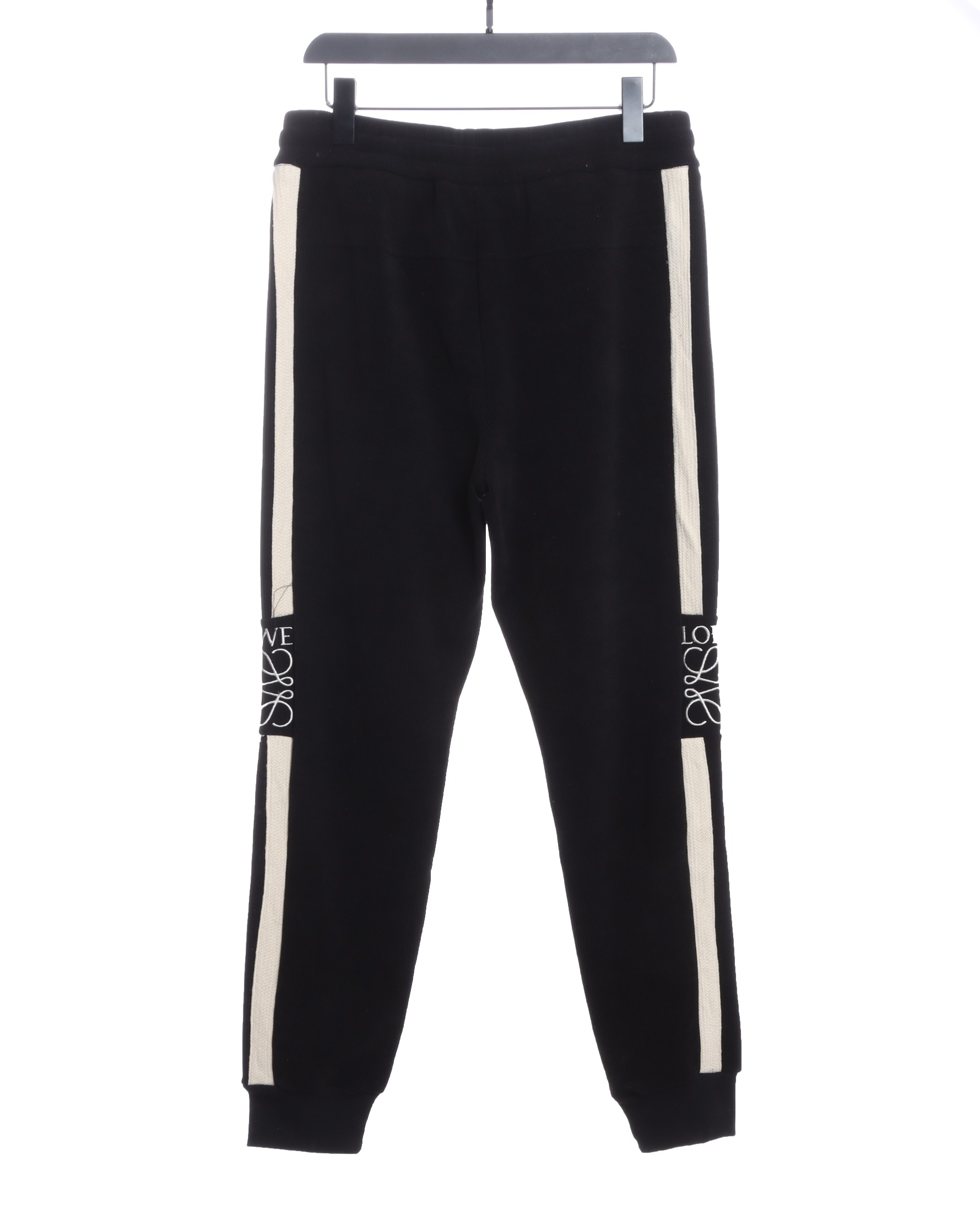 LOEVVE 22FW corduroy side logo letter embroidered sweatpants
