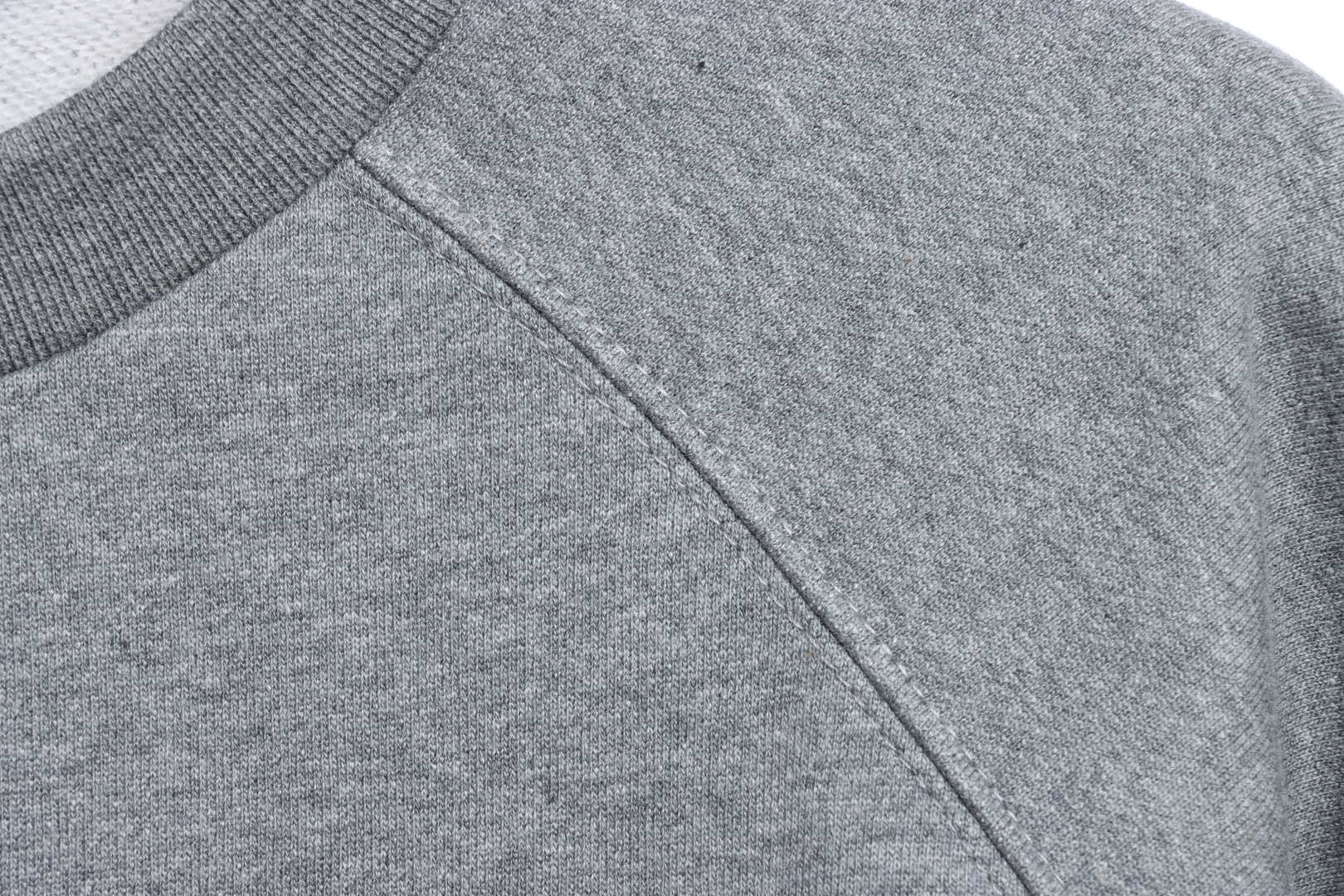 L× Nigo Edition Grey Raglan Sleeve Crew Neck Hoodie
