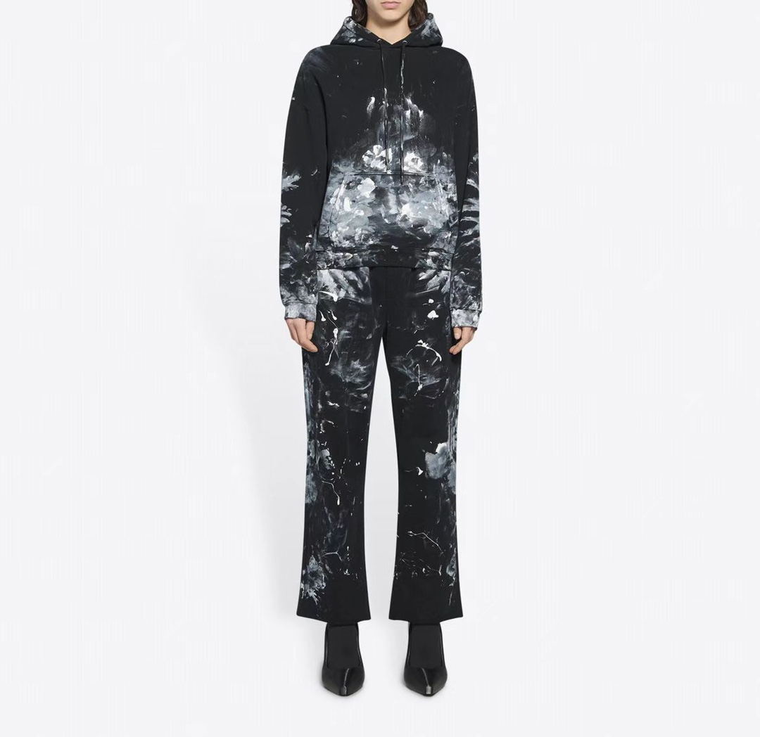 B-l3nc!aga Graffiti Splash Hoodie