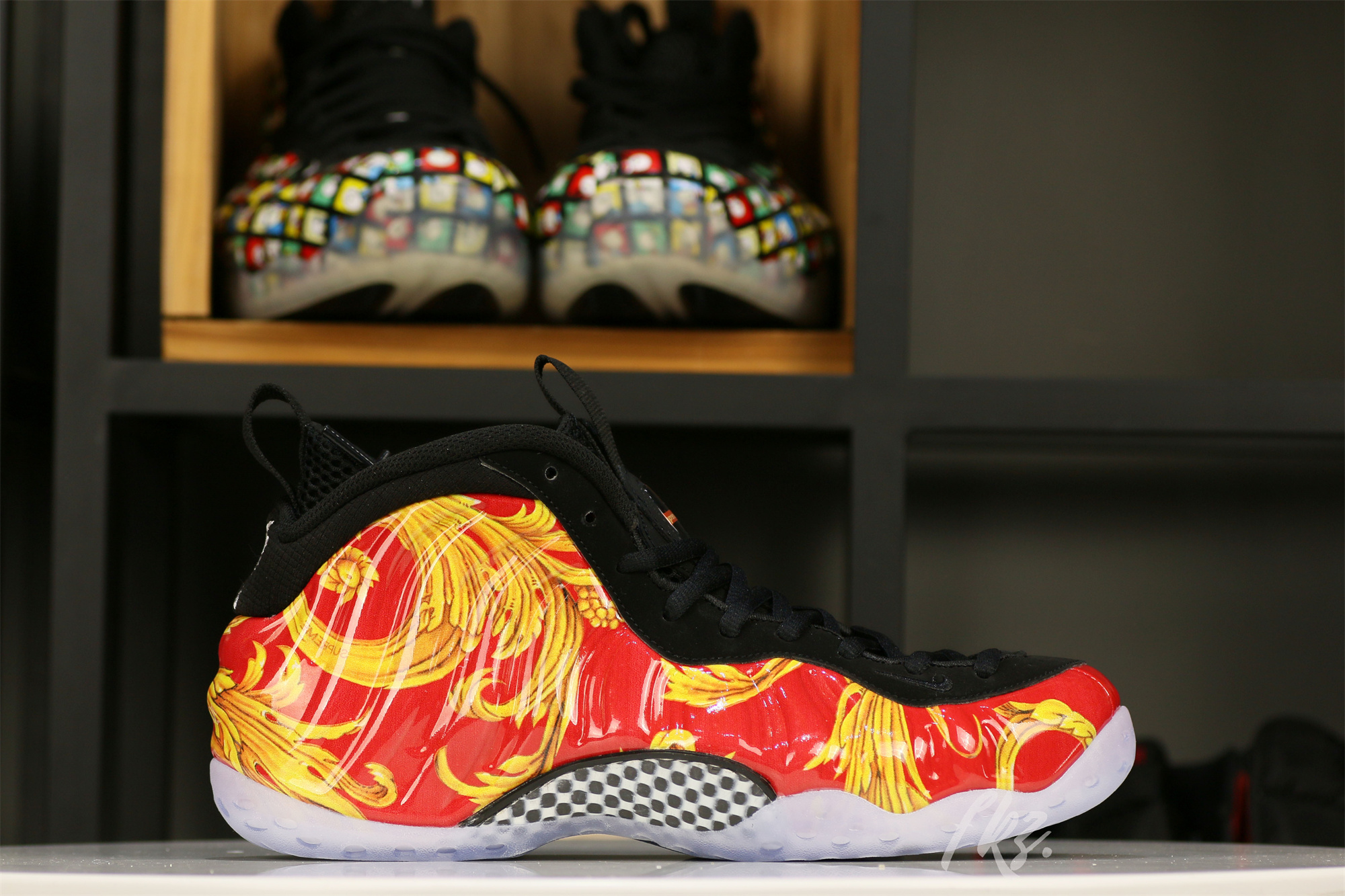 Supeme x Nike Air Foamposite One Red