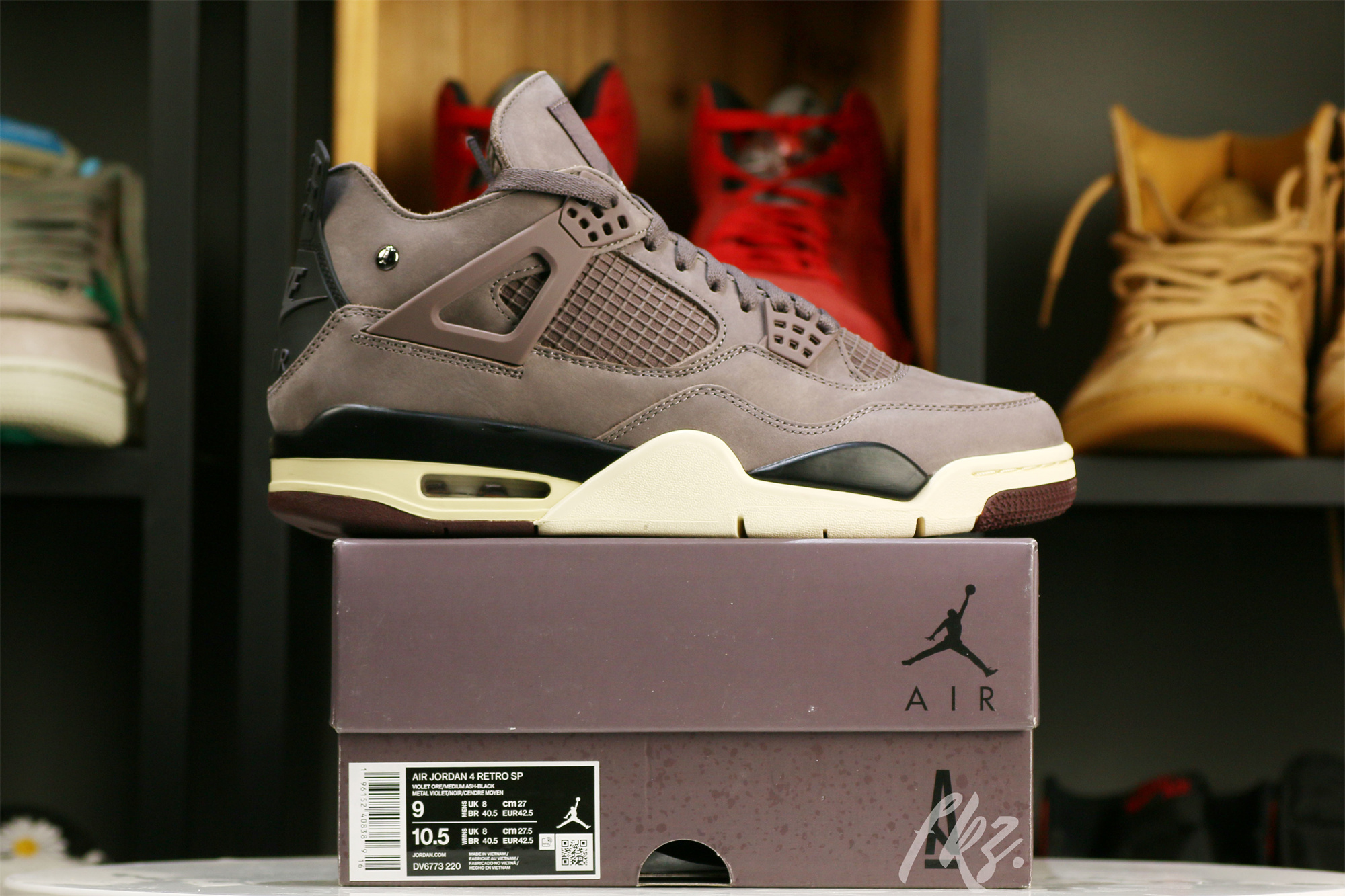 A Ma Maniére x Air Jordan 4 Retro ‘Violet Ore’ 2022 (LN5 A1 Batch)