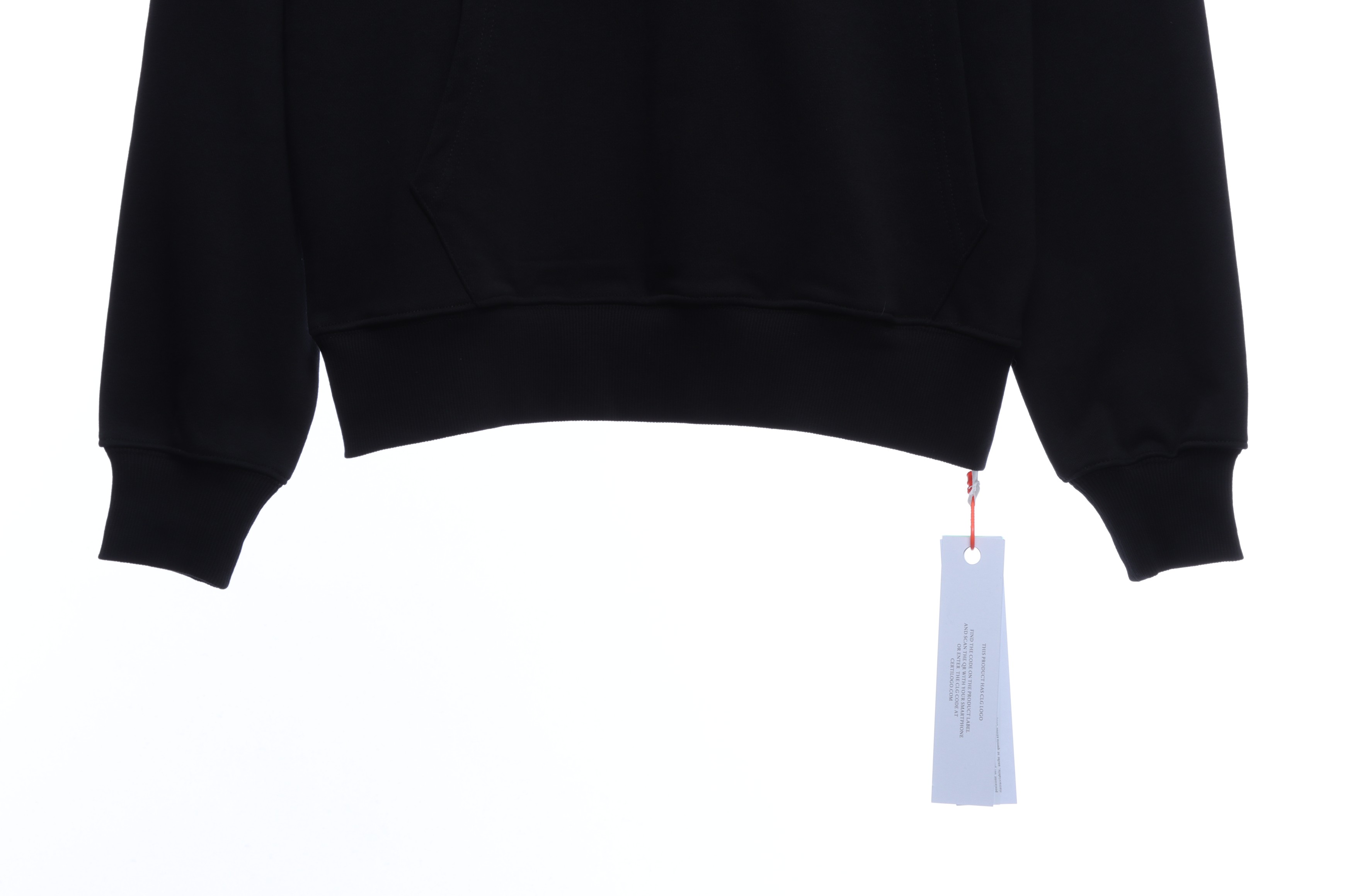 OFFWHITE (OW) environmental limited logo red arrow hoodie