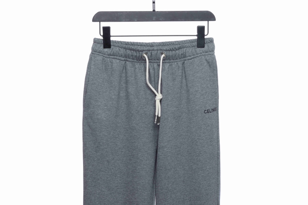 S-l3na capsule collection embroidered logo terry trousers