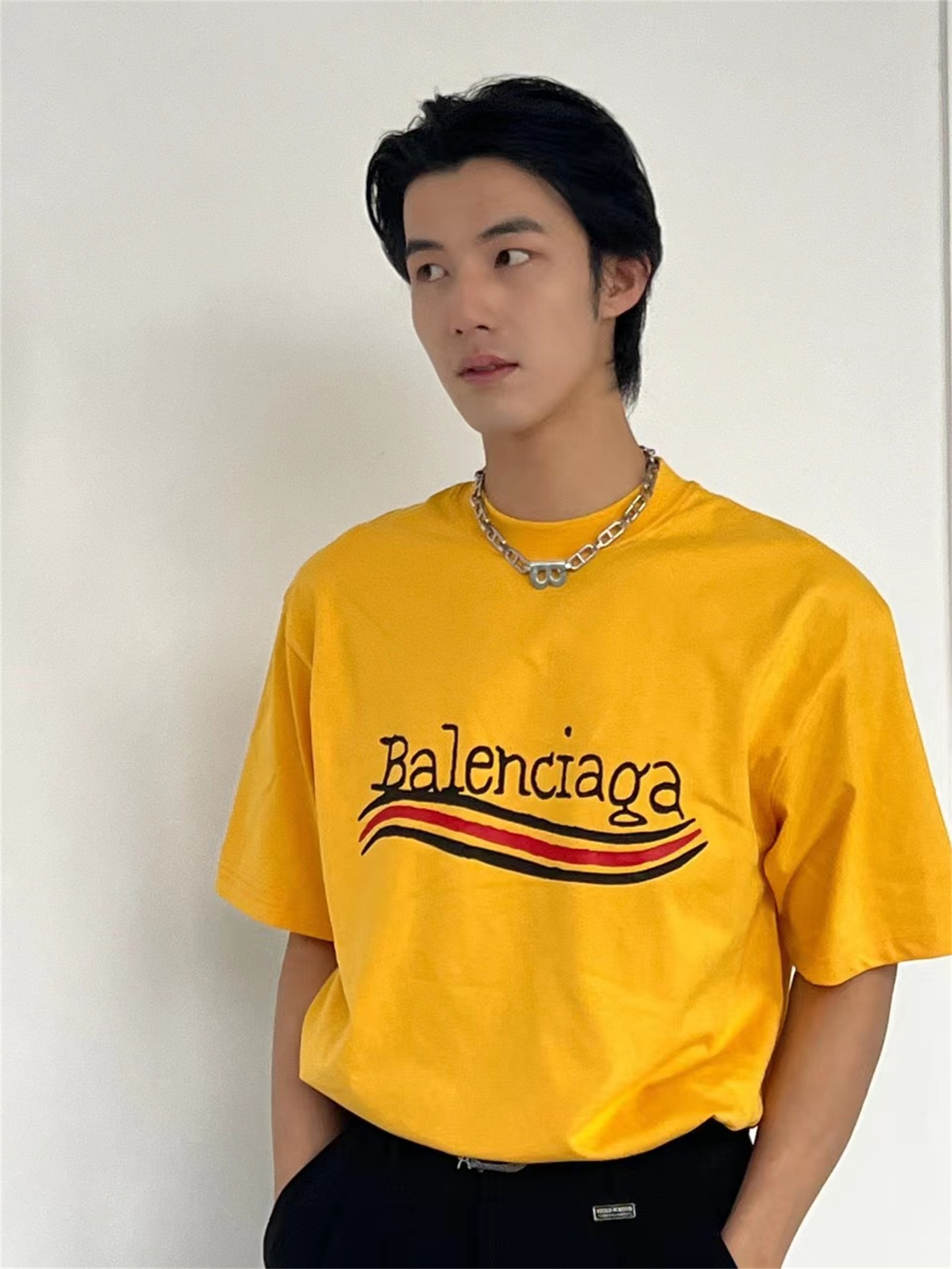 BLCG Front and rear coke graffiti print short sleeve t-shirt