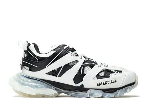 Balenciag* Track Sneaker ‘Clear Sole – White Black’