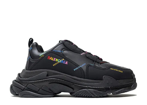 Balenciag* Wmns Triple S Sneaker ‘Black Color Logo’