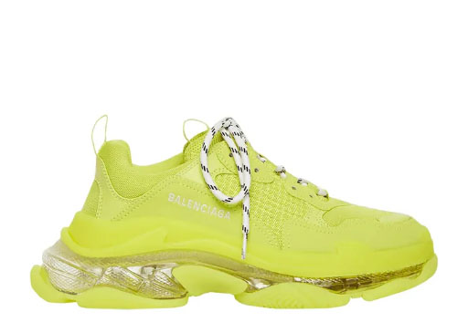 Balenciag* Triple S Sneaker ‘Clear Sole – Fluo’