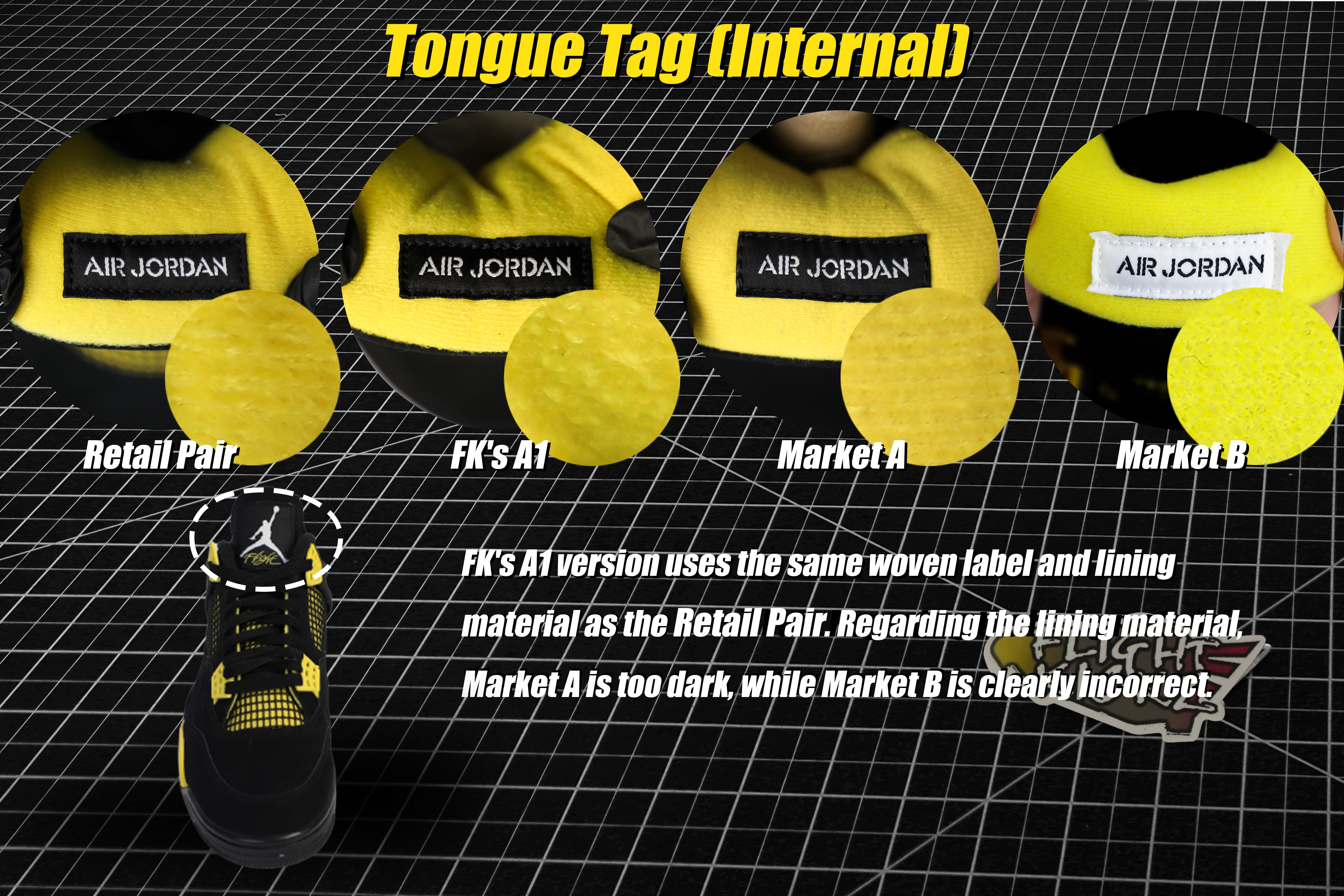 Air Jordan 4 Retro Thunder 2023 (LN5 A1 Batch)