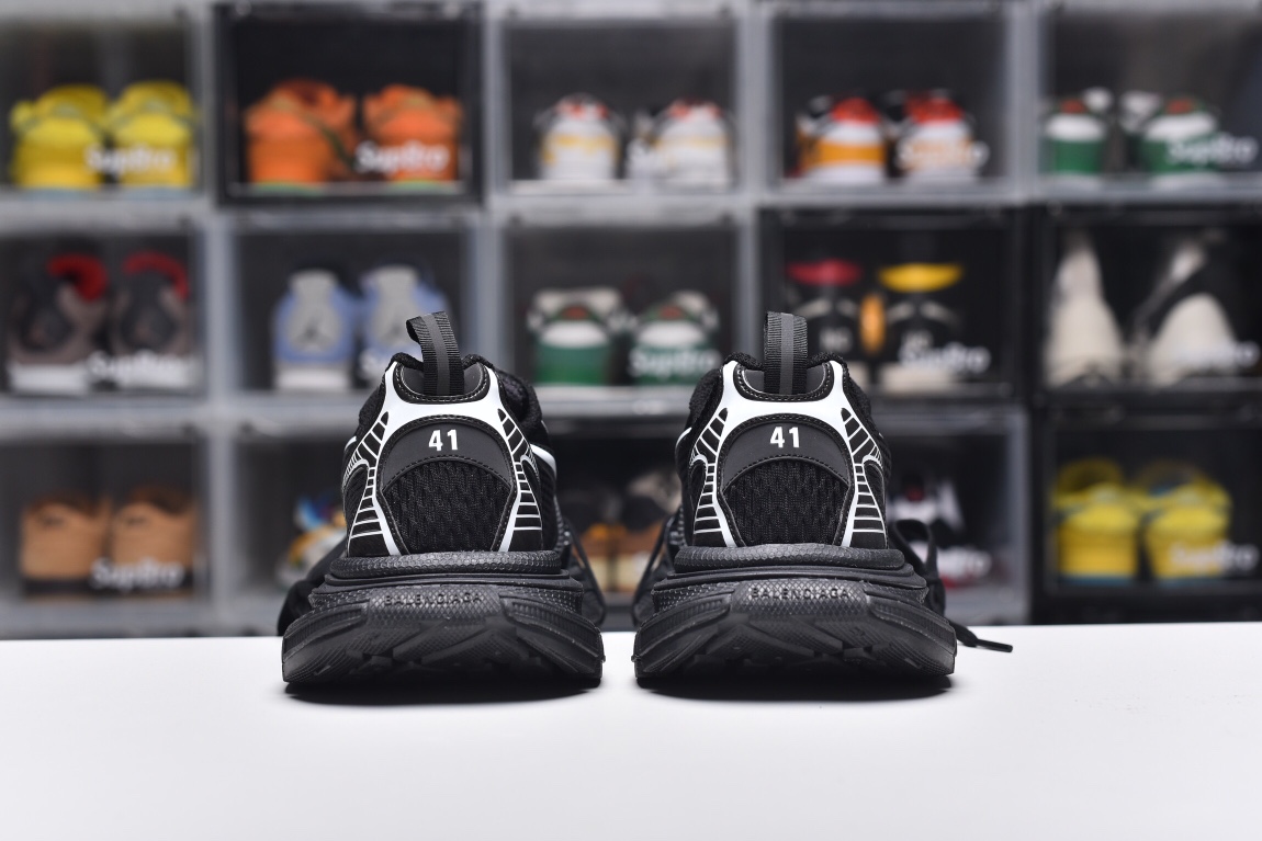 Balenciag* 3XL Sneaker ‘Worn‑Out ‑ Black White’