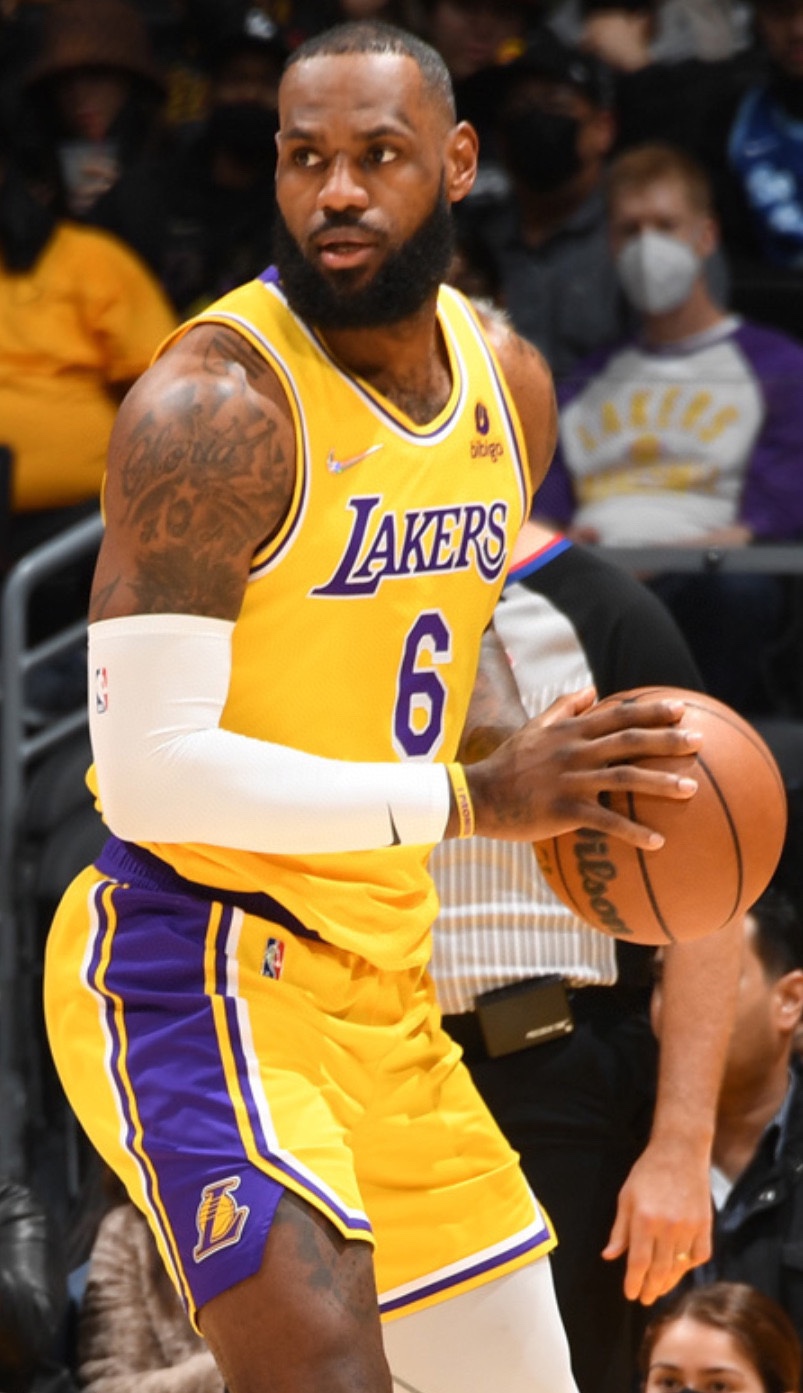 Nk NBA Lakers James James No. 6 jersey