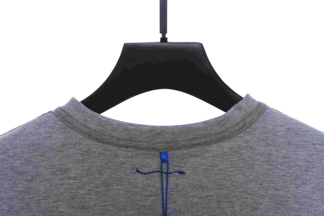 ADER pentagram embroidered short sleeves