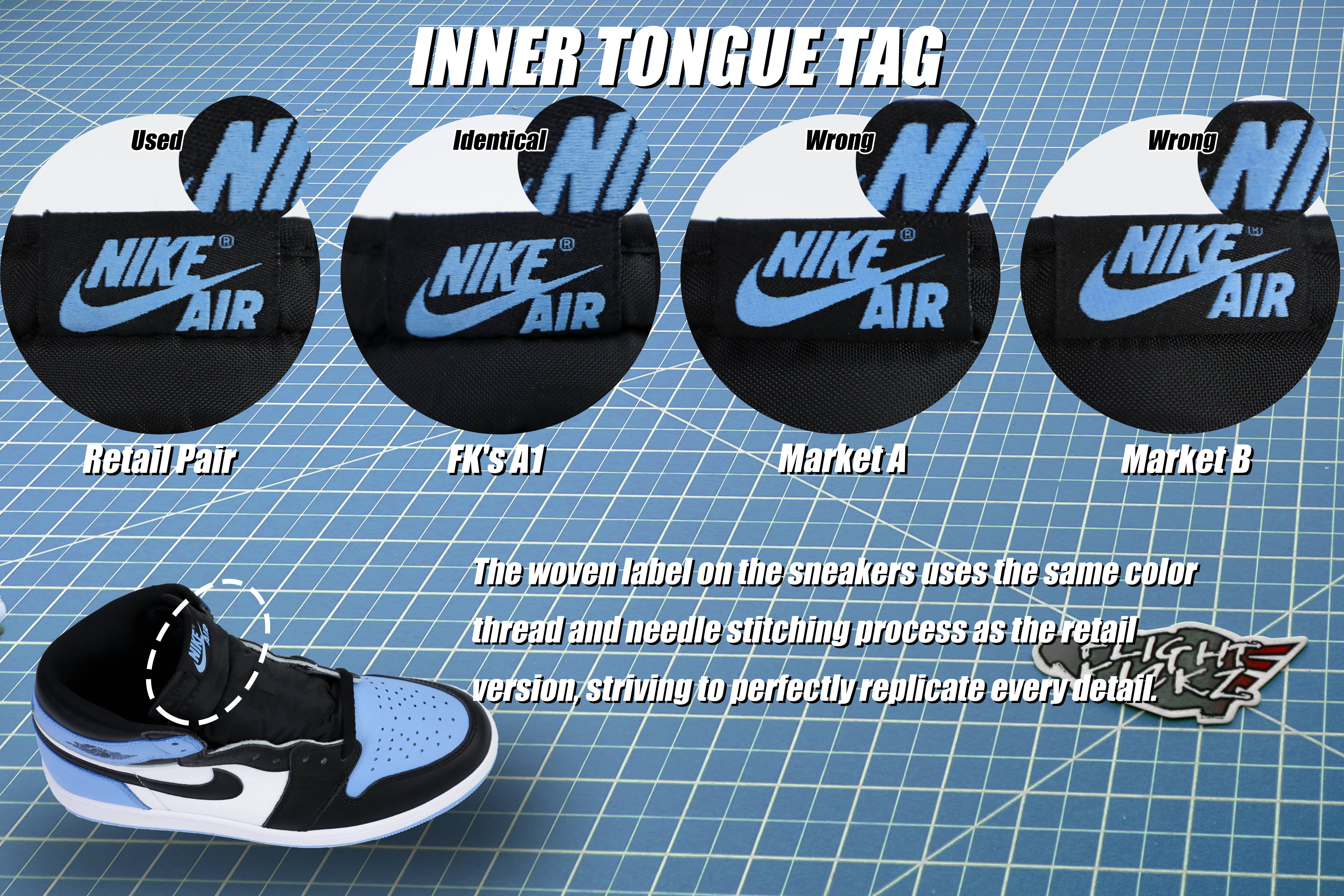 Air Jordan 1 Retro High OG University Blue UNC 2023 (LN5 A1 Batch)