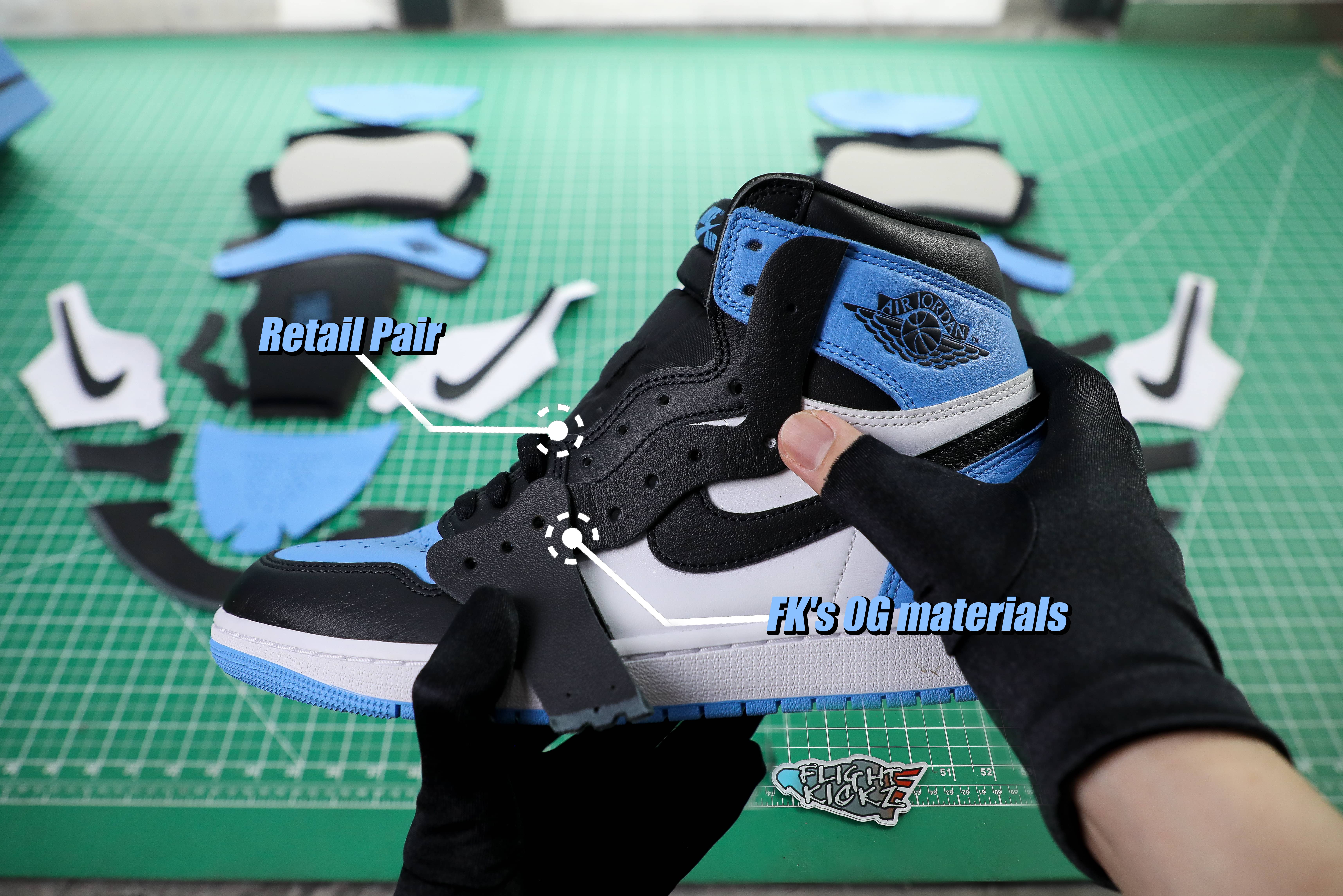 Air Jordan 1 Retro High OG University Blue UNC 2023 (LN5 A1 Batch)