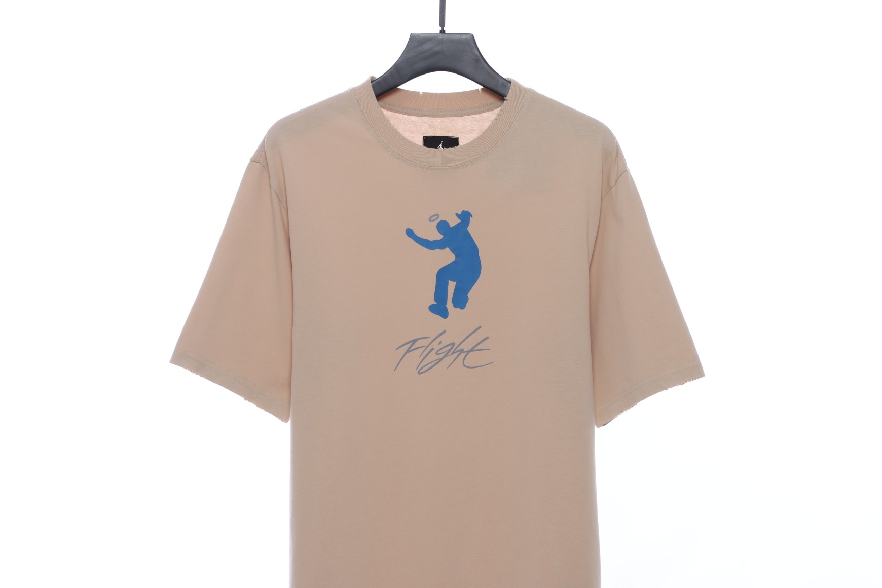 Aj UNION character letter print short sleeve