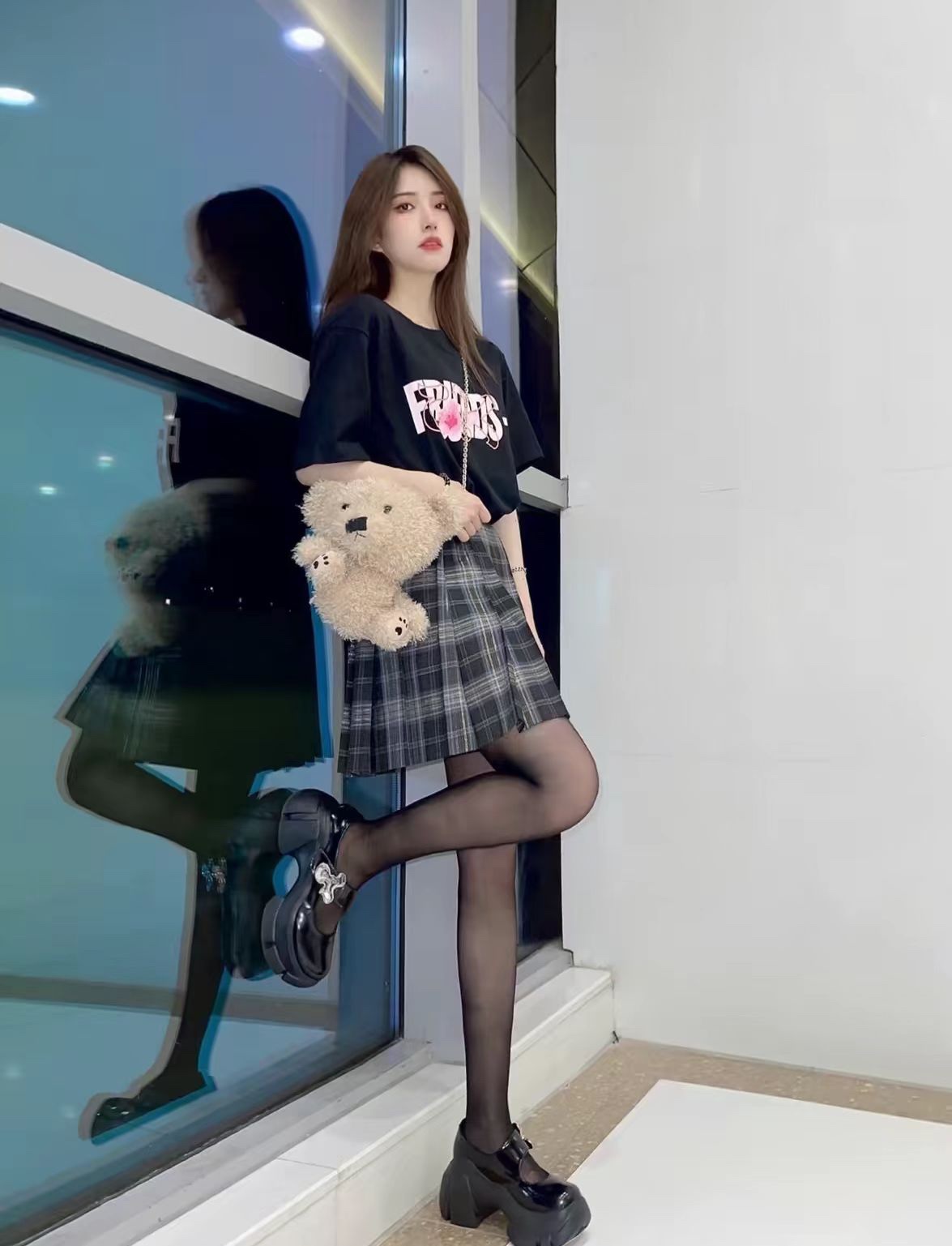 VLONE Sakura Cherry Blossom Print Short Sleeves