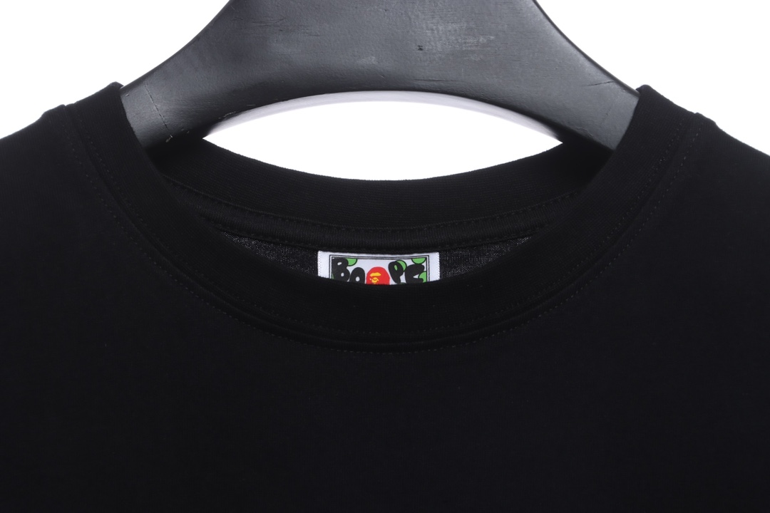 BAPE camouflage ape head reflective letter printing short sleeves