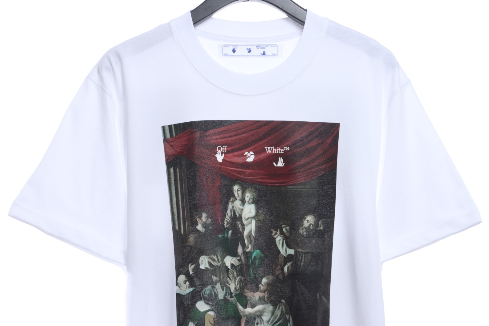 OW colorful religious print short sleeves