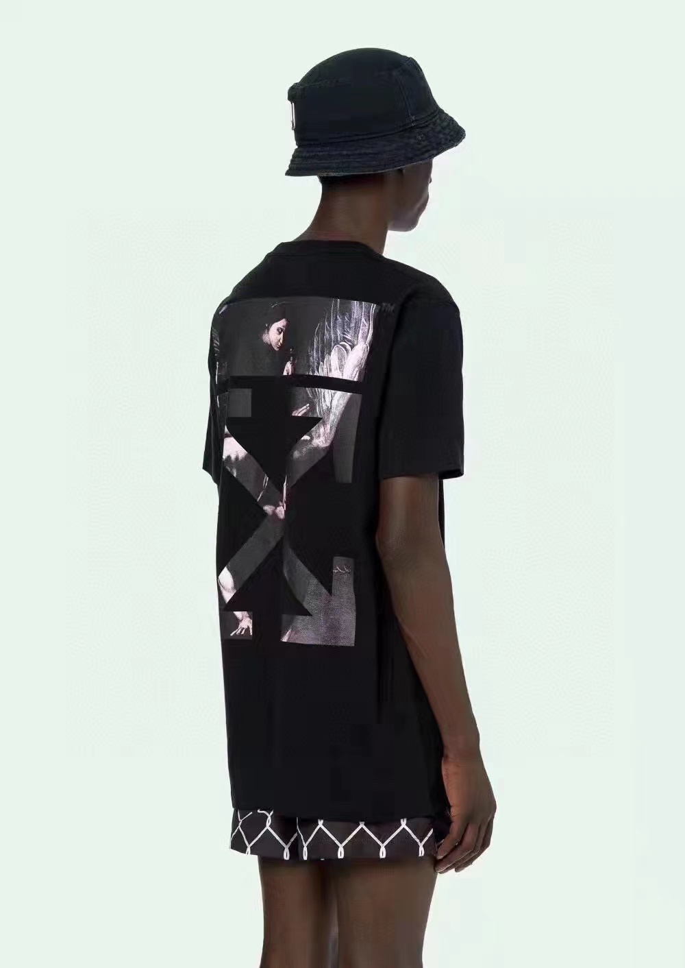 OW angel oil painting short sleeve