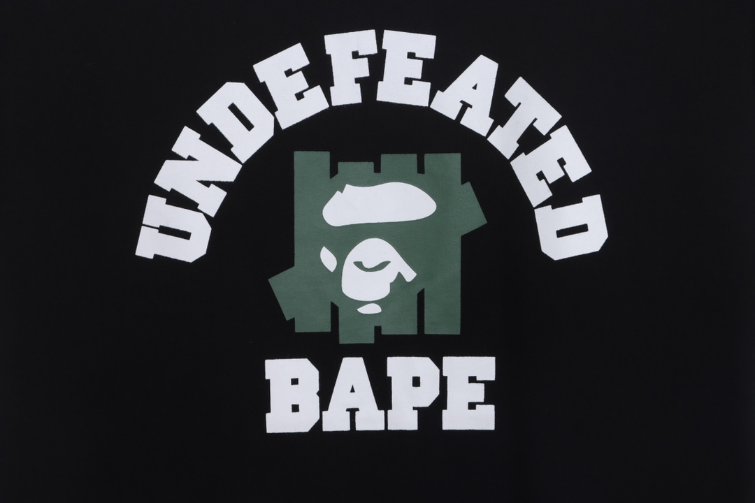 BAPE co-signed UDF camouflage five-bar short sleeves