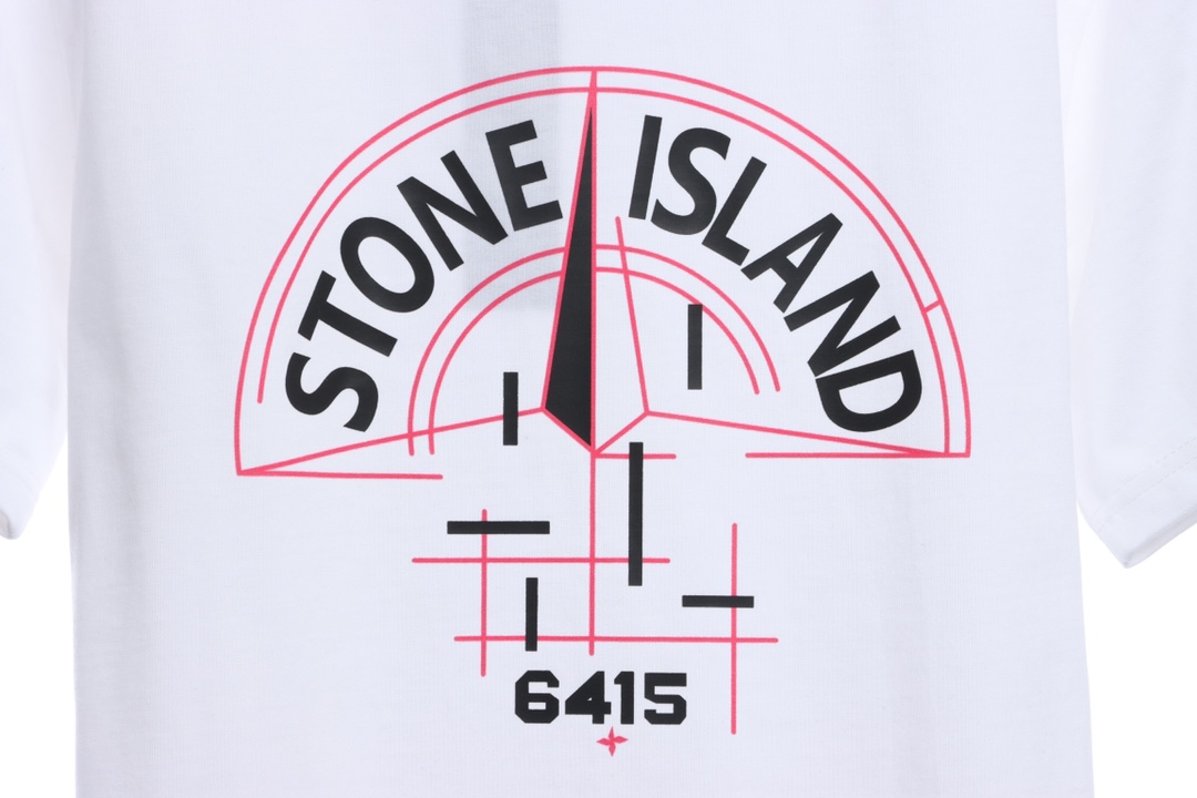 Stone Island Mechanical Compass Print Short Sleeve