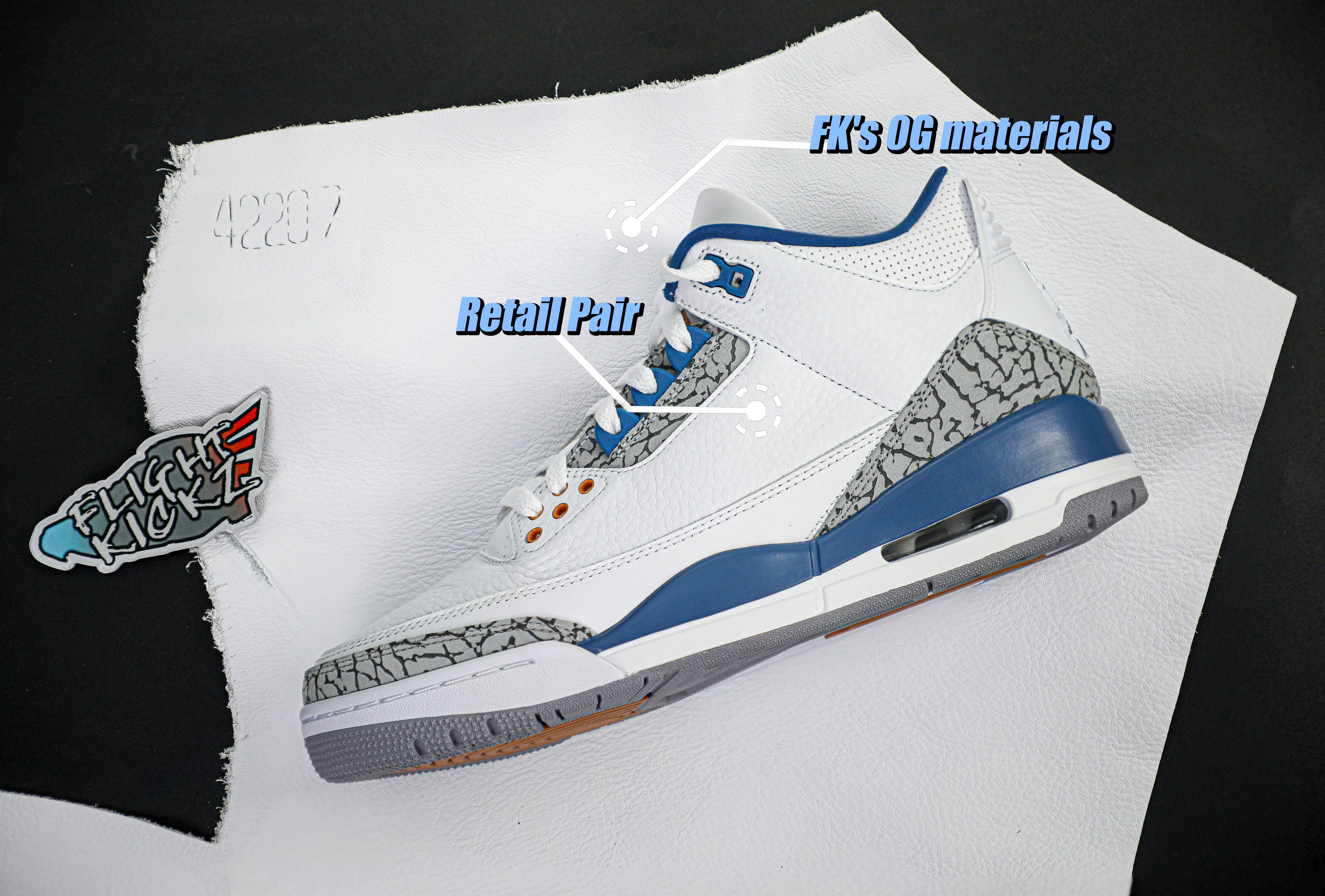 Air Jordan 3 Retro “Wizards” 2023 (LN5 A1 Batch)