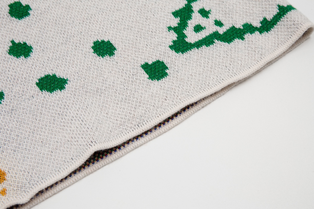 Rhud3 2023ss men’s and women’s same style cashew flower knitted shorts