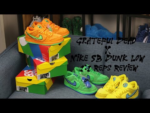 Grateful Dead x Nike SB Dunk Low Yellow