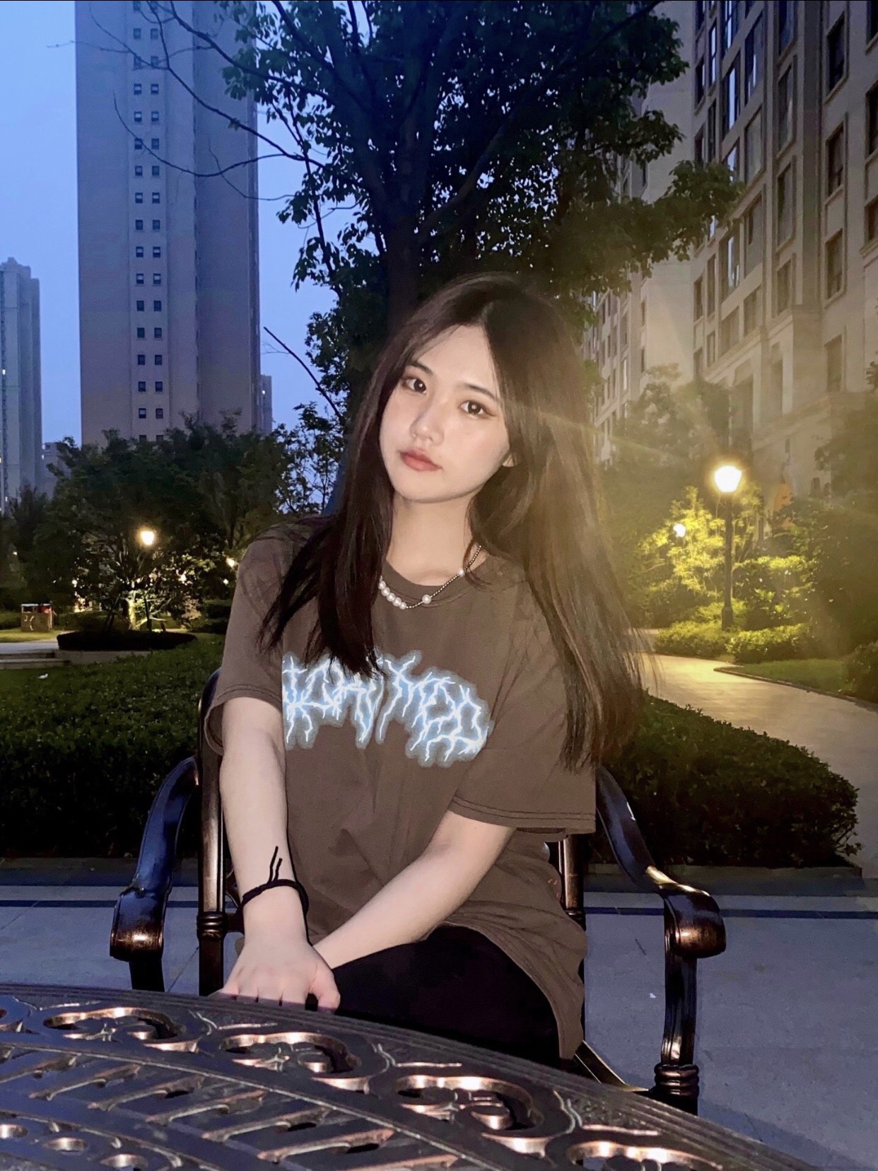 Travis Scott Letter lightning foam printing short sleeves