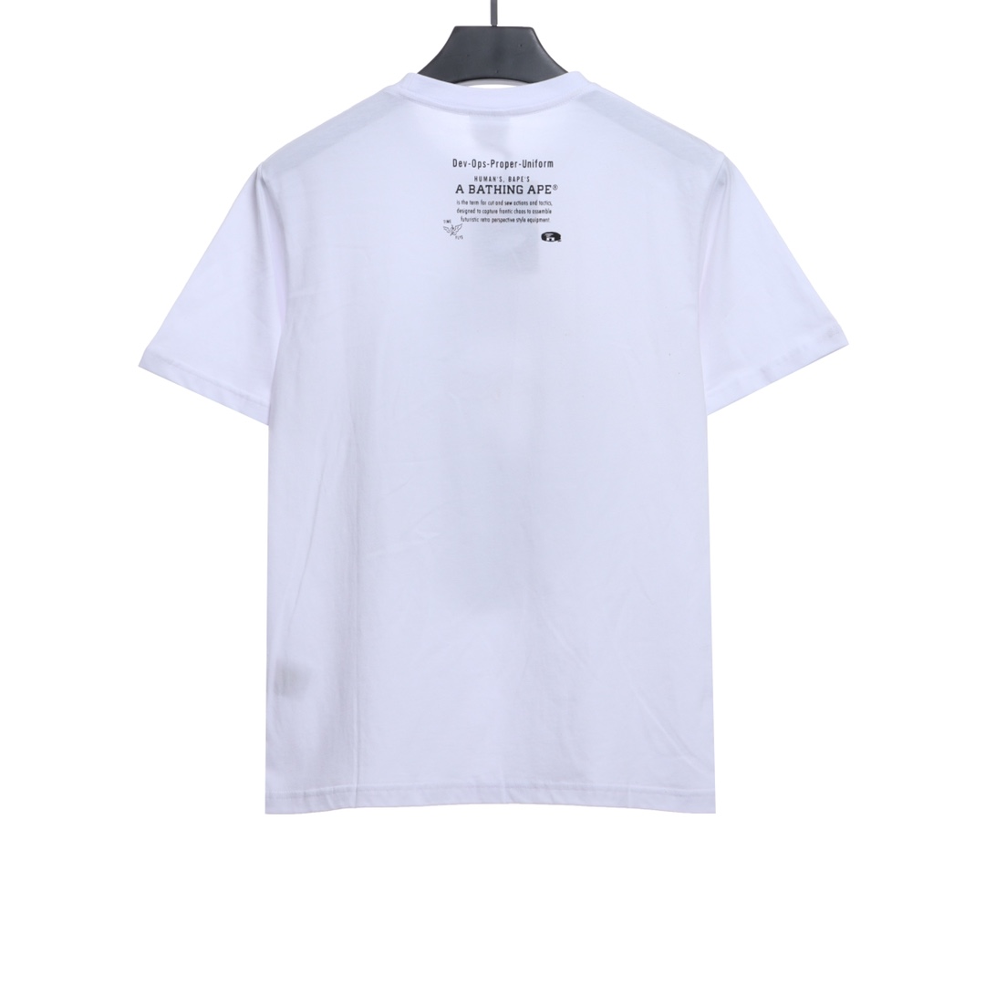 BAPE ape head mountain peak printing short sleeves