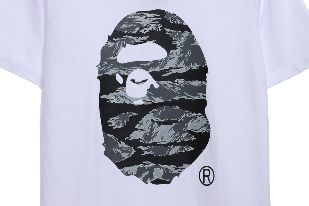 BAPE ape head mountain peak printing short sleeves