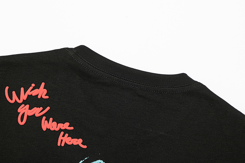 Travis Scott Cactus Jack Astroworld portrait printing short sleeves